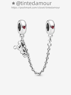 Pandora Disney Climbing Mickey Mouse Safety Chain